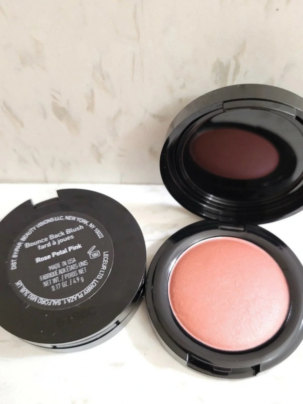 2 Mally Bounce Back Blush ROSE PETAL PINK, 0.17 oz NWOB